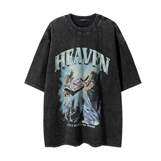 Playera de Calavera Estampada para Hombre - Image 6