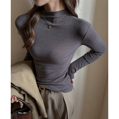 Blusa Base Cuello Semialto Manga Larga para Mujer - Image 6