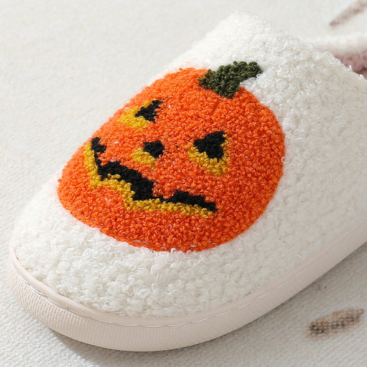 Pantuflas Cálidas Calabaza Halloween para Parejas - Zapatos de Casa Cómodos Hombre y Mujer - Image 15