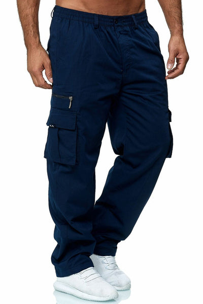 Pantalones Cargo Holgados Multibolsillos para Hombre - Image 18