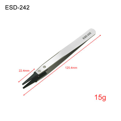 Pinzas de Precisión Antiestáticas con Punta Afilada y Borde Reforzado - Image 16