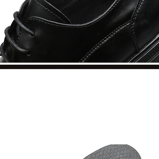 Zapatos de Cuero para Hombre con Punta Afilada y Suela Flexible - Image 14