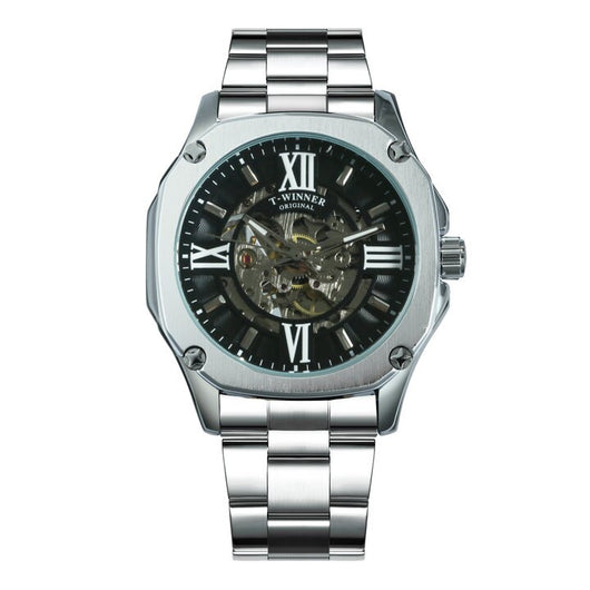Reloj Mecánico Hueco para Hombre con Diseño Transparente - Image 16