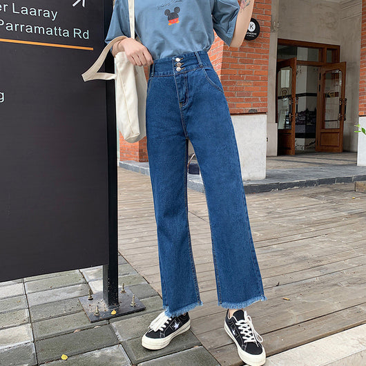 Jeans Talle Alto Pierna Ancha Tallas Grandes para Mujer - Image 2