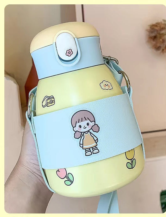 Vaso Térmico Cute Heart para Mujer - Diseño Trendy Barriguita - Image 8