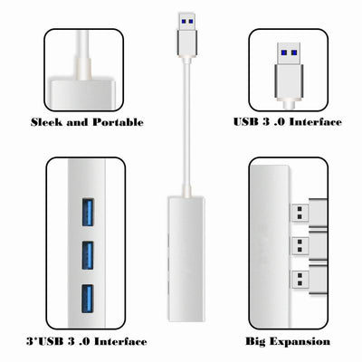 Adaptador Ethernet Gigabit USB 3.0 - Conexión de Red 1000Mbps para Mac y PC - Image 4