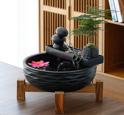 Fuente de Agua Decorativa para Escritorio Profesional - Image 11