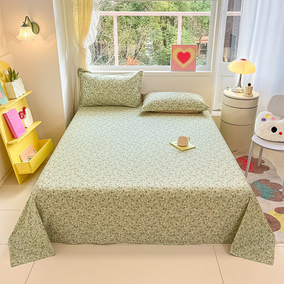 Sábana de Algodón Estampado Floral Ins Style - Image 6