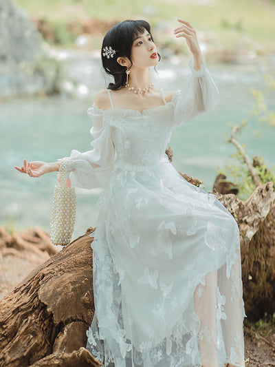 Vestido Blanco con Moño 3D - Colección Super Fairy - Image 5