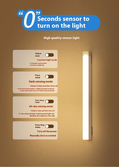 Lámpara LED con Sensor Infrarrojo y Carga Magnética para Armario, Vinoteca y Dormitorio - Image 19