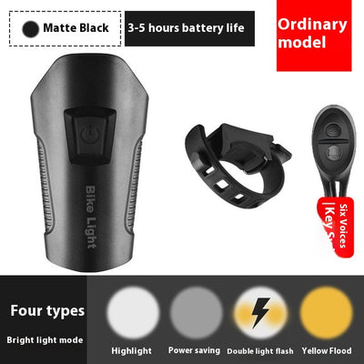 Luz Frontal para Bicicleta USB con Altavoz y Velocímetro - Image 15