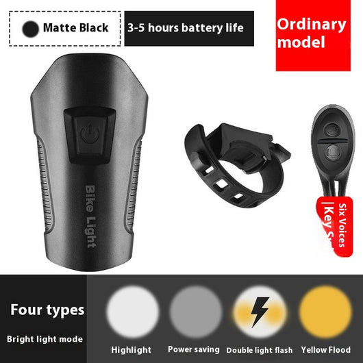 Luz Frontal para Bicicleta USB con Altavoz y Velocímetro - Image 15