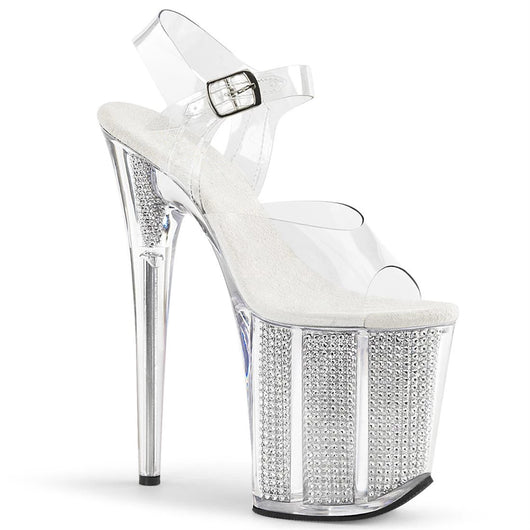 Zapatos de Novia Tacón Stiletto 20cm - Diseño Pasarela Crystal Stage - Image 2
