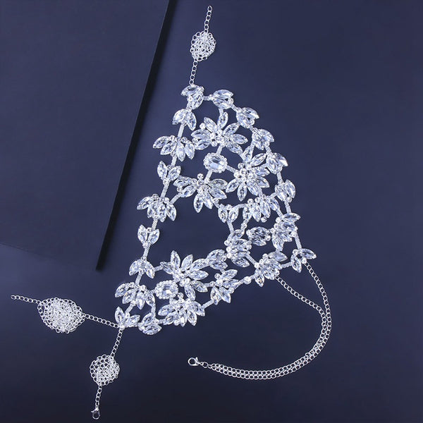 Máscara de Rhinestones Exagerada para Fiestas y Eventos