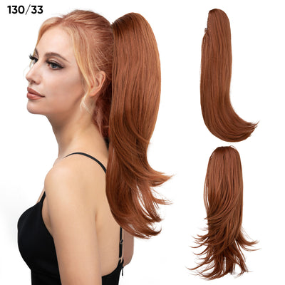 Peluca Corta Estilo Europeo Americana con Cola de Caballo para Mujer - Image 18