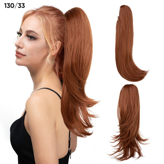 Peluca Corta Estilo Europeo Americana con Cola de Caballo para Mujer - Image 18