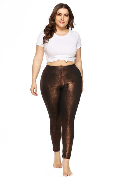Leggings Brillantes Dorados - Image 4