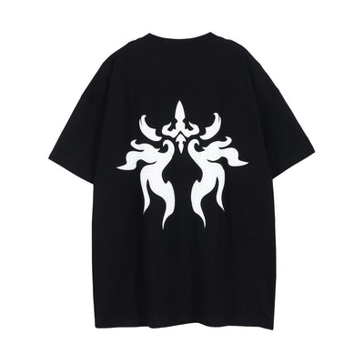 Camiseta Negra Estampado Calavera para Hombre - Image 6