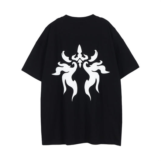 Camiseta Negra Estampado Calavera para Hombre - Image 6