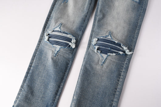 Jeans Slim Fit para Hombre con Detalles Rotos - Image 5