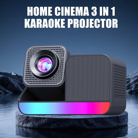 Proyector Karaoke 1080 HD con Micrófono - Cine en Casa - Image 8
