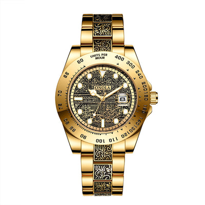 Reloj de Cuarzo con Pulsera de Acero para Hombre