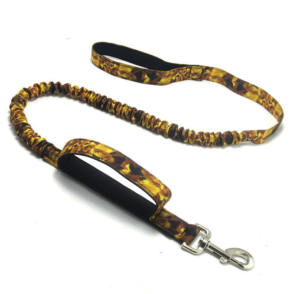 Correa de Tracción Elástica Camuflada para Perros