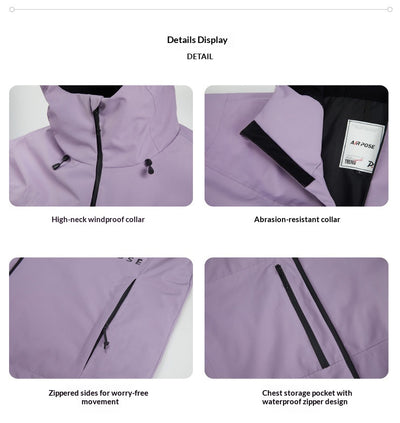 Chaqueta de Snowboard Impermeable para Mujer con Costuras Selladas - Image 29
