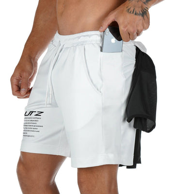 Shorts Deportivos Ajustados Transpirables para Entrenamiento de Fuerza
