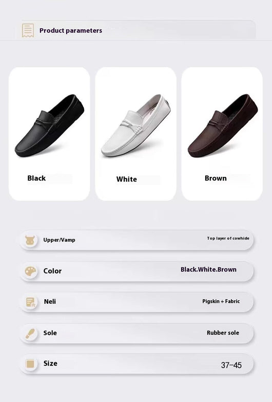 Zapatos Casual Slip-On de Cuero Genuino para Hombre - Image 7
