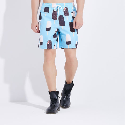 Pantalones de Playa Holgados Talla Grande con Estampado Digital - Image 2