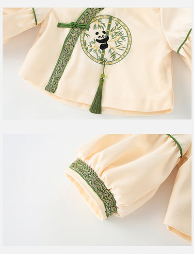Conjunto Infantil Estilo Nacional - Falda Caballo Chino Dos Piezas - Image 8