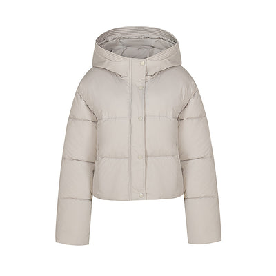 Chaqueta Corta Acolchada con Capucha para Mujer - Estilo Casual - Image 5