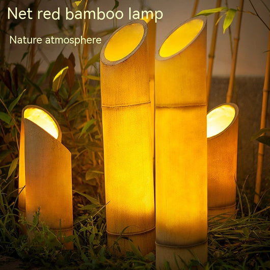 Luces Solares Decorativas de Bambú para Jardín y Terraza - Image 23