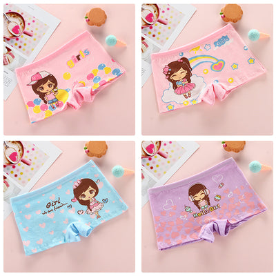 Calzones Princesa de Algodón para Niñas - Diseño Cartoon Cómodo
