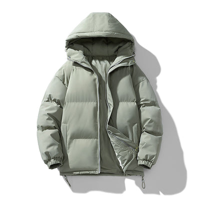 Abrigo Hoodie Acolchado para Hombre - Chaqueta de Invierno Cálida y Casual - Image 14
