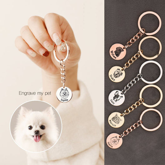 Llavero Personalizado con Foto de Mascota DIY - Image 9
