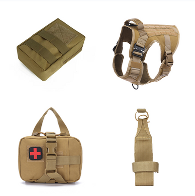 Chaleco Táctico para Perros con Desmontaje Rápido - Ropa de Entrenamiento - Image 27
