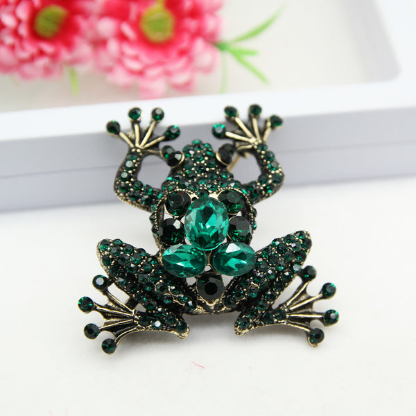 Broche Vintage Rana - Accesorio Retro Elegante