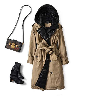 Gabardina Larga con Cordones - Image 19