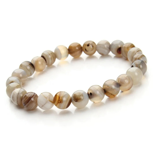 Pulsera de Cuentas de Aventurina Azul - Piedra Arenisca Redonda - Image 33