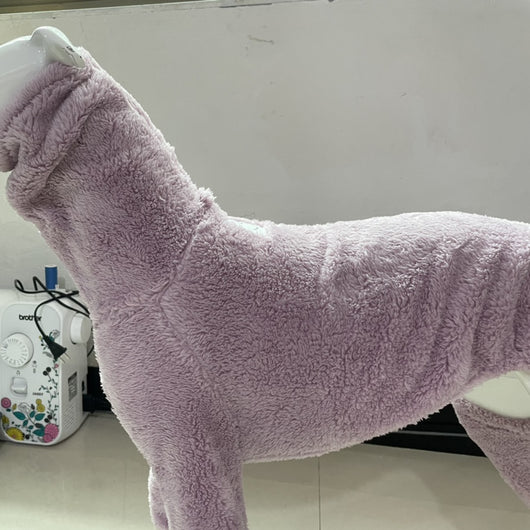 Abrigo Reversible de Cuello Alto para Perros - Colores Sólidos - Image 3