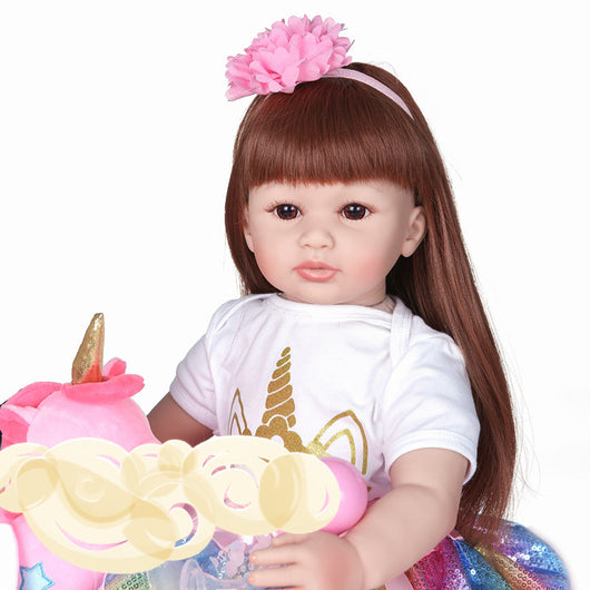 Muñeca Realista de 60 cm con Casa de Juegos Interactiva - Image 5