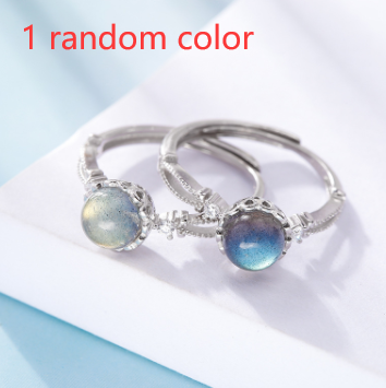 Pulsera y Anillo de Plata 925 con Piedra Luna y Diamantes - Elegancia Temperamental - Image 6