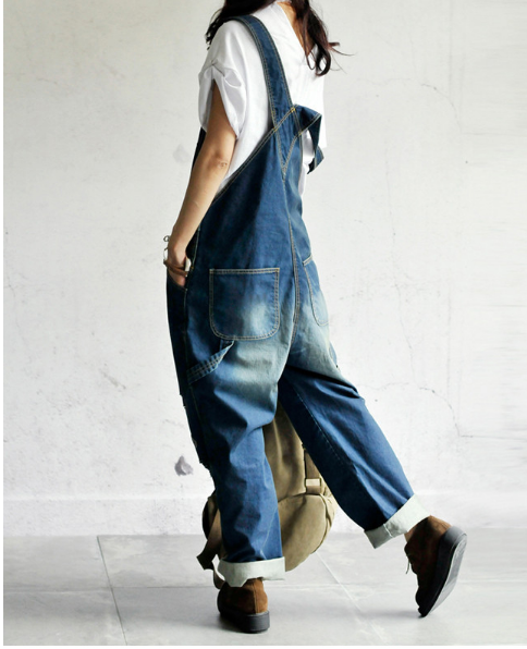 Pantalones Vaqueros Anchos Deslavados para Mujer - Estilo Casual Holgado - Image 13