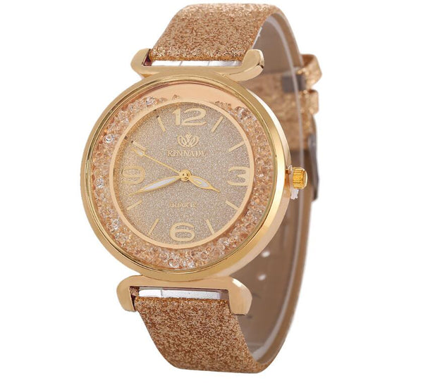 Reloj Pulsera Explosion Dorado - Diseño Coreano Trendy