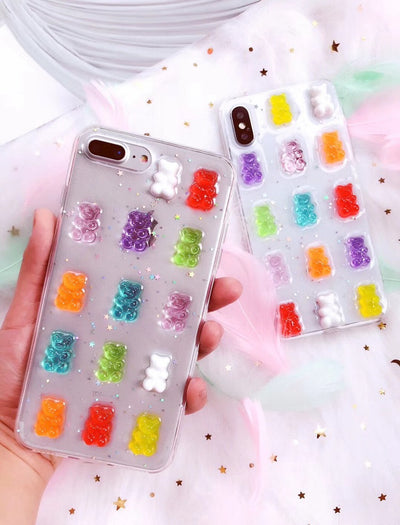 Funda para Celular XS Max Oso Candy de Colores - Image 4