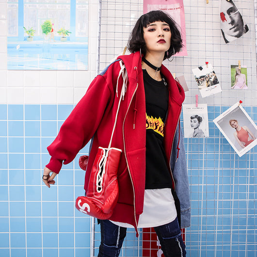 Chaqueta Denim con Contraste - Image 2