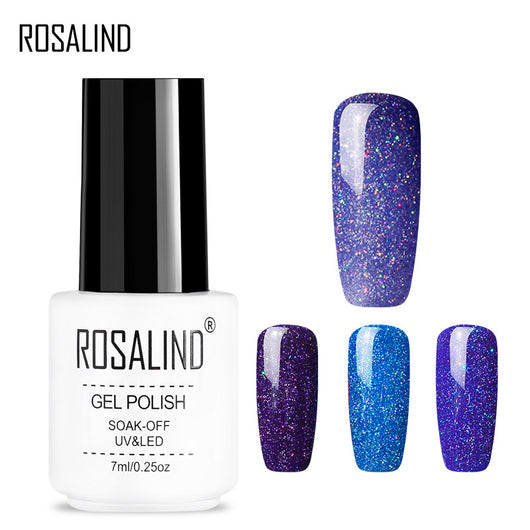 Uñas de Terapia Lumínica Arcoíris con Diseño de Estrellas - 29 Colores - Image 2