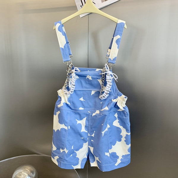 Shorts Cargo Mujer con Bolsillos Laterales y Tiro Alto